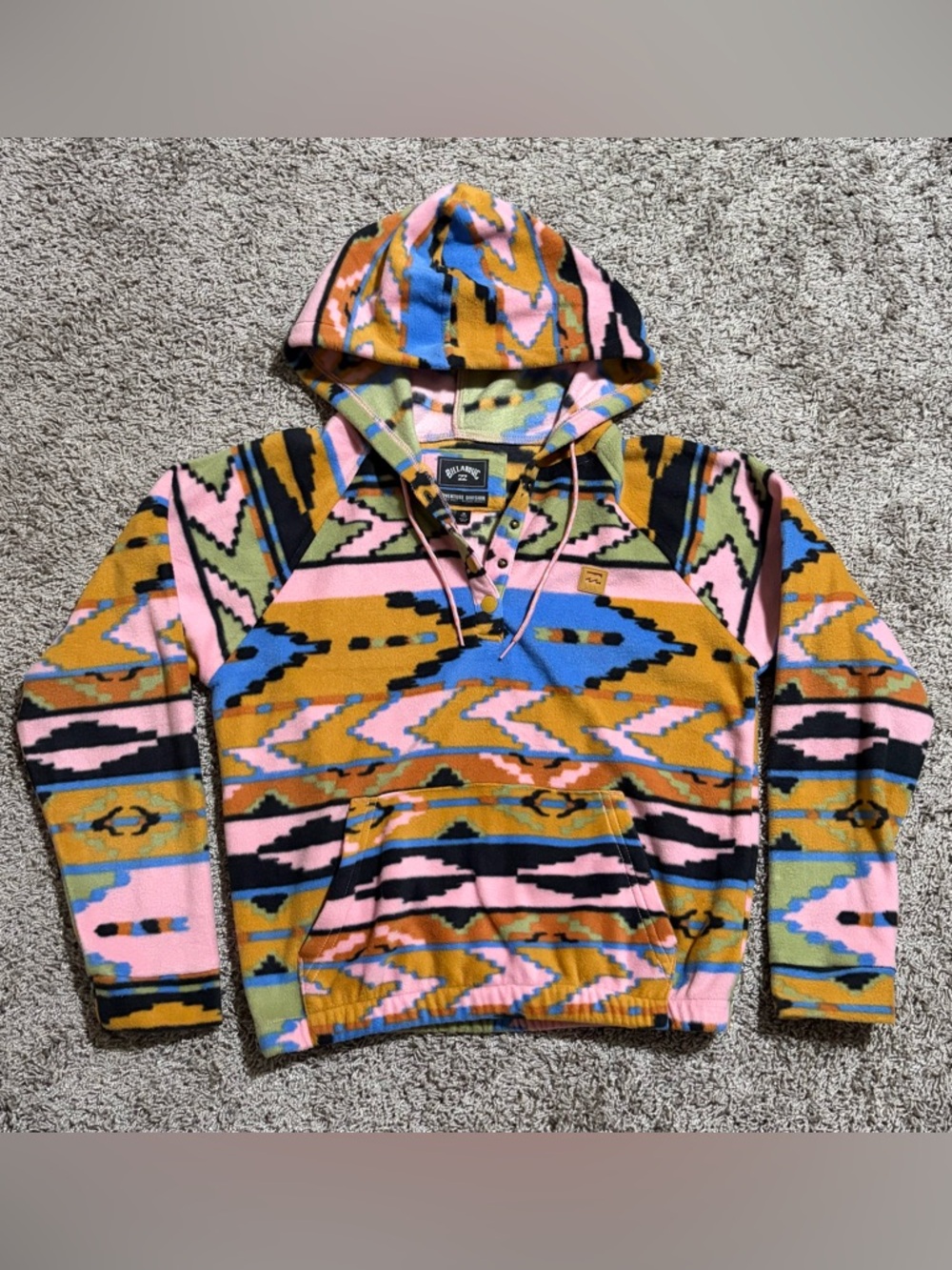 Women’s Billabong Go Outdoors Fleece Hoodie Size Medium Excellent condition
